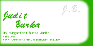 judit burka business card